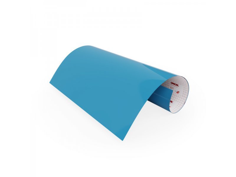 Oracal 641 Seri Plotter Kesim Folyosu 1.26x50 m - #056 - Buz Mavi - Parlak