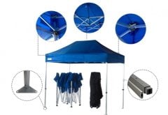3X3 Gazebo Çadır 40mm Demir Profil