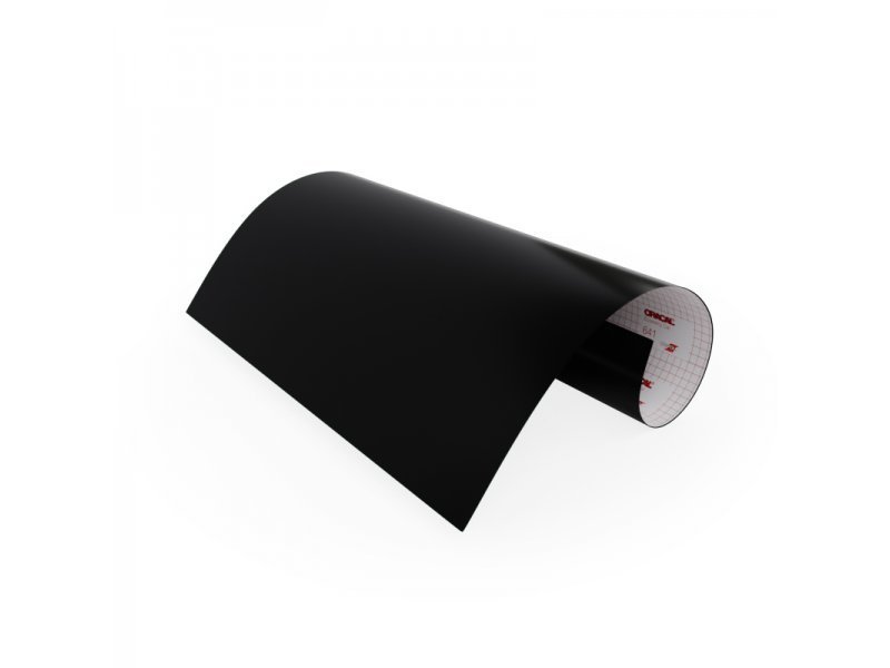 Oracal 641 Seri Plotter Kesim Folyosu 1.26x50 m - #070 - Siyah - Parlak
