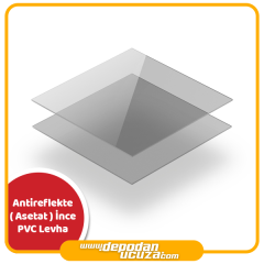 İnce PVC Levha (70x100 cm) 70x100 cm - Parlak-Şeffaf - 1 Paket (10 Adet) - 0.35 mm