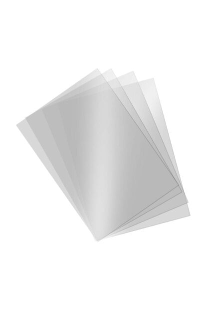 İnce PVC Levha (70x100 cm) 70x100 cm - Parlak-Şeffaf - 1 Paket (10 Adet) - 0.35 mm