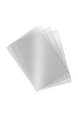 İnce PVC Levha (70x100 cm) 70x100 cm - Parlak-Şeffaf - 1 Paket (10 Adet) - 0.35 mm