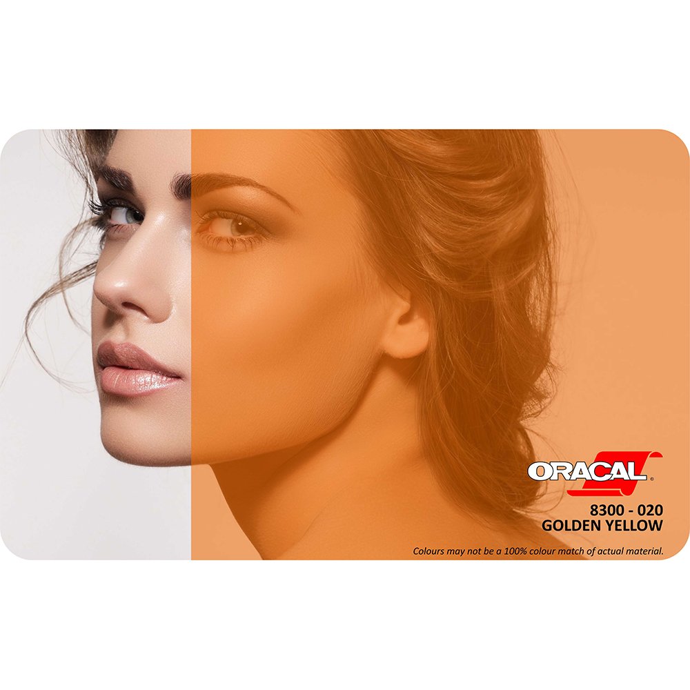 Oracal 8300 Seri Transparan Folyo (1.26x25 m) 020 - Altın Sarısı