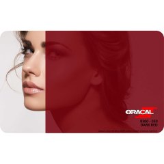 Oracal 8300 Seri Transparan Folyo (1.26x25 m) 030 - Koyu Kırmızı