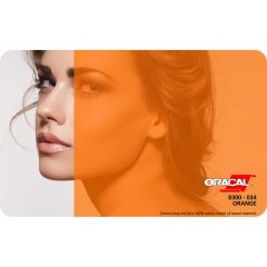 Oracal 8300 Seri Transparan Folyo (1.26x25 m) 034 - Turuncu