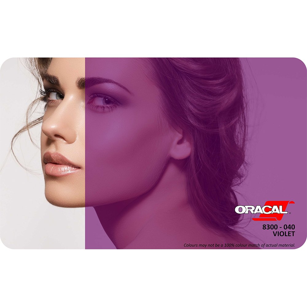 Oracal 8300 Seri Transparan Folyo (1.26x25 m) 040 - Mor