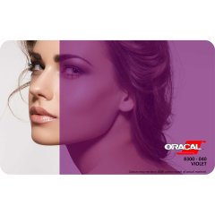 Oracal 8300 Seri Transparan Folyo (1.26x25 m) 040 - Mor