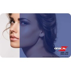 Oracal 8300 Seri Transparan Folyo (1.26x25 m) 049 - Kral Mavi