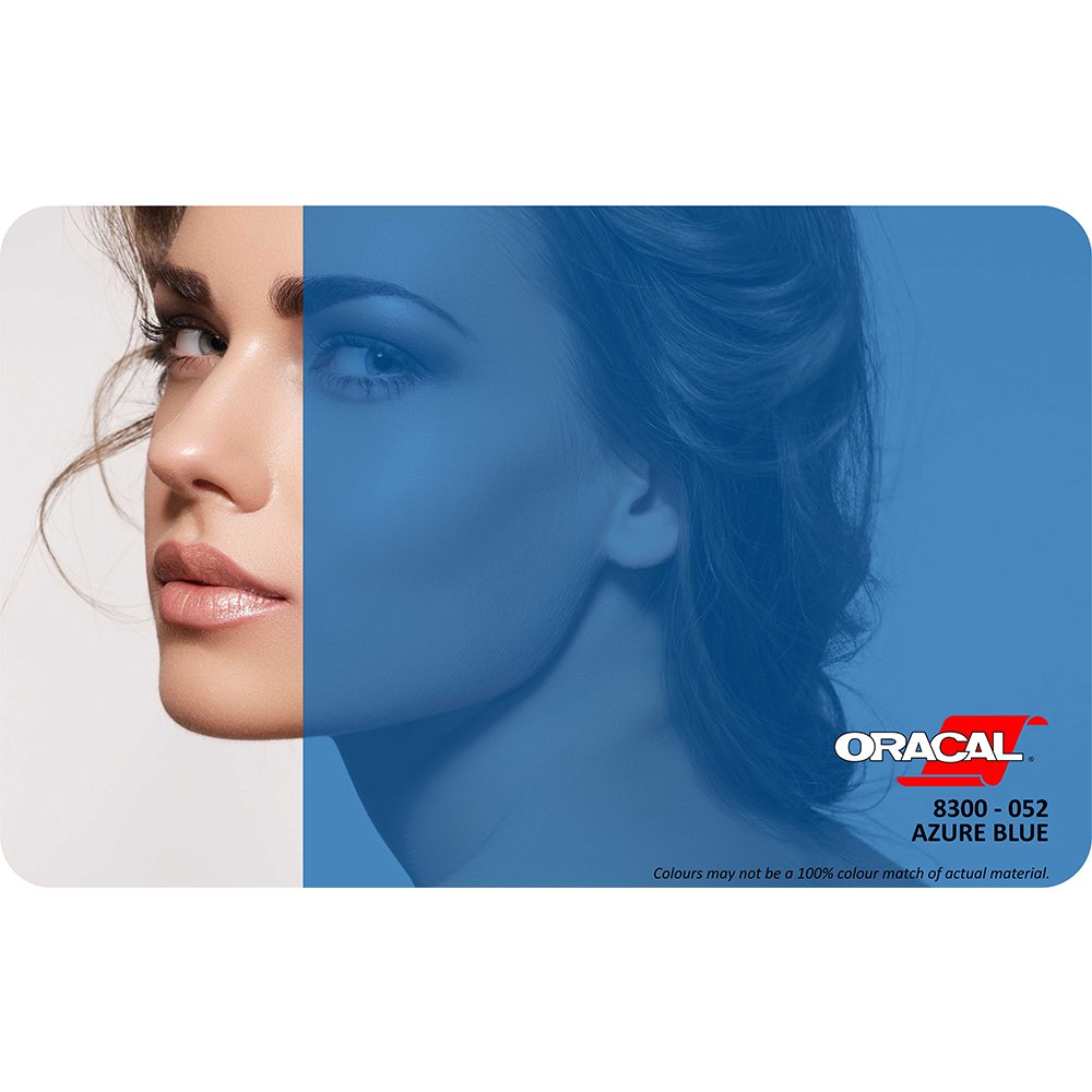 Oracal 8300 Seri Transparan Folyo (1.26x25 m) 052 - Azur Mavi
