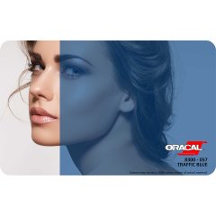 Oracal 8300 Seri Transparan Folyo (1.26x25 m) 057 - Trafik Mavi