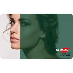 Oracal 8300 Seri Transparan Folyo (1.26x25 m) 060 - Koyu Yeşil
