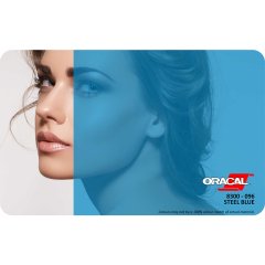 Oracal 8300 Seri Transparan Folyo (1.26x25 m) 096 - Çelik Mavi
