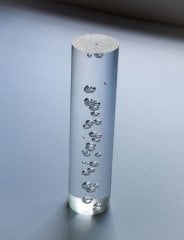 Şeffaf Köpüklü Yuvarlak Akrilik Çubuk (Boy: 2 m)