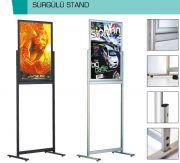 Sürgülü Afiş Standı (Yarım)