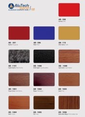 Alutechbond 100 Alüminyum Kompozit Panel (125x320 cm) AB-701 Füme