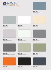 Alutechbond 100 Alüminyum Kompozit Panel (125x320 cm) AB-701 Füme