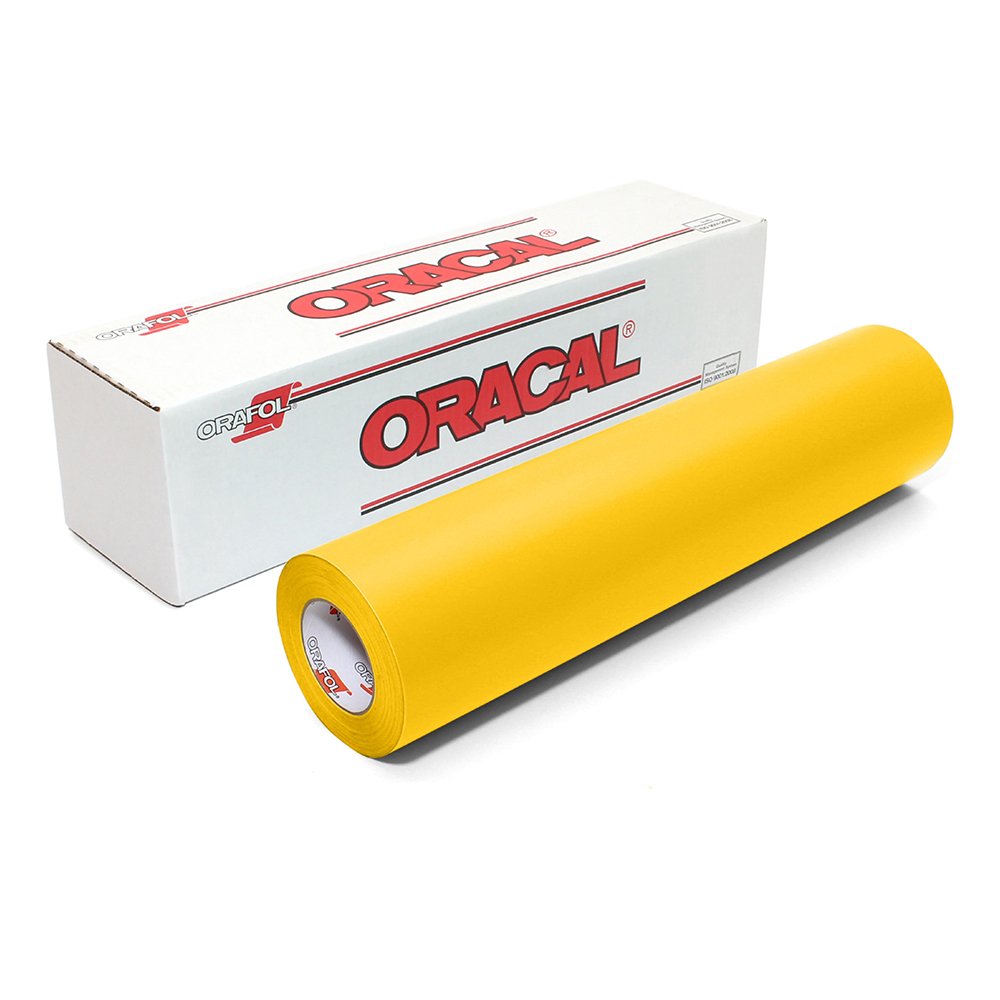 Oracal 8100 Seri Translucent Folyo 1.26x25 m - 021 - Sarı