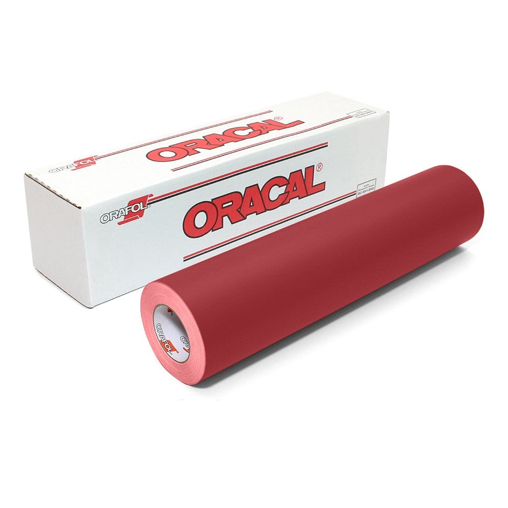 Oracal 8100 Seri Translucent Folyo 1.26x25 m - 030 - Koyu Kırmızı