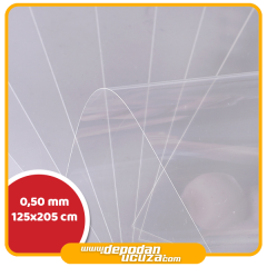 Lumex 0.50 mm Şeffaf Apet Levha (125x205 cm)