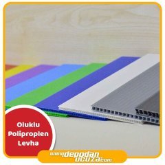 3.5 mm Oluklu Polipropilen Levha