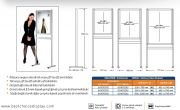 Ayaklı Afiş Standı_infoboard B2 - 50x70 cm Çift Taraflı