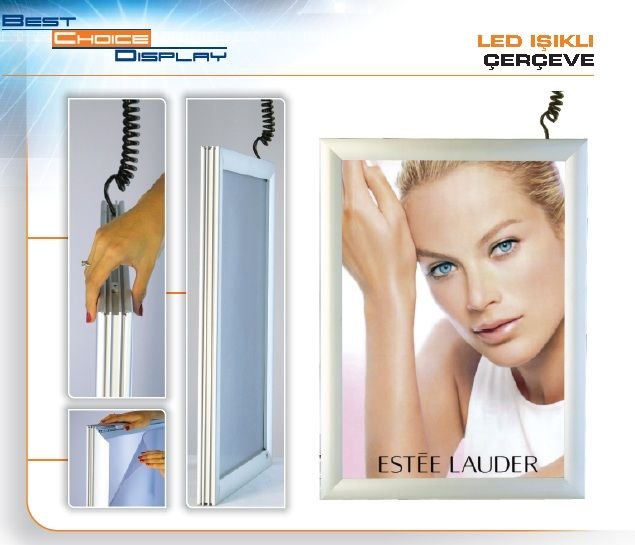 Led Çerçeve -( Işıklı ) A4 Çerçeve 21x30 cm