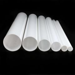 Opak Beyaz Yuvarlak Pleksi Boru (Boy: 1 m)