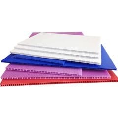 Beyaz Oluklu Polipropilen Levha