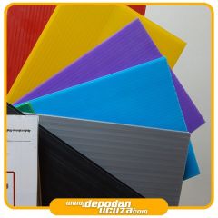 Beyaz Oluklu Polipropilen Levha