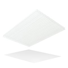 Alfalux 10 mm Oluklu Polikarbonat Levha (2 Duvarlı)