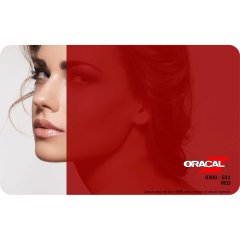 Oracal 8300 Seri Transparan Folyo (1.26x50 m) 031 - Kırmızı