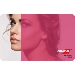 Oracal 8300 Seri Transparan Folyo (1.26x50 m) 041 - Pembe
